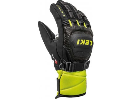 Leki Worldcup Race Coach Flex S GTX Junior - black-ice lemon (Velikost 7)