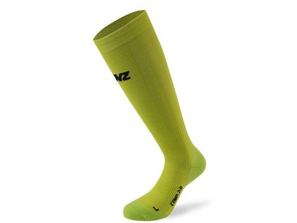 Ponožky Lenz Compression 2.0 Merino lime (Velikost 38-44)