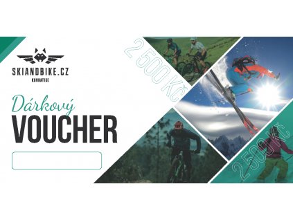 Dárkový voucher 220x110mm bikeandski 2500