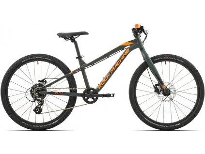 376806 rock machine blizz 24 hd 2023 matte khaki neon orange black