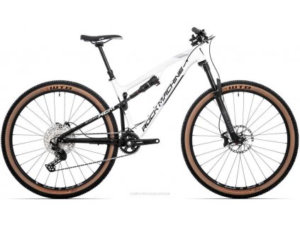 Rock Machine Blizzard XCM 70-29 2023 - gloss white/black/silver