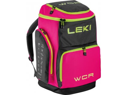 381134 leki skiboot bag wcr 85l neonpink black neonyellow