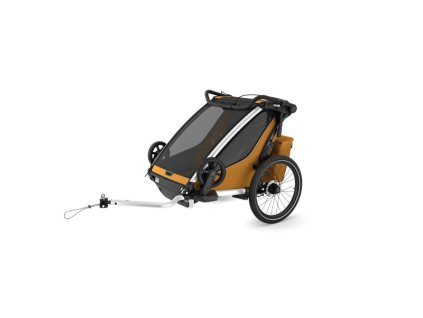 thule chariot sport2 double natural gold 2024