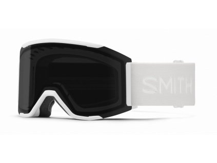 Smith SQUAD MAG - White Vapor/ChP Sun Black+ChP Storm Blue Sensor Mirror