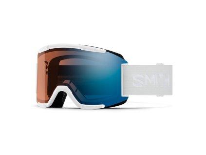 Smith SQUAD S- White Vapor/ChP Pro Photochromic Blue Mirror