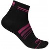 Cyklistické ponožky Etape KISS černá/růžová (Velikost S)