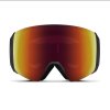 Smith 4D MAG XL - Black/ChP Sun Red Mirror+ChP Storm Yellow Flash