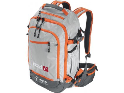 head ski freeride backpack rucksack hellgrau orange 26l 800440go 2