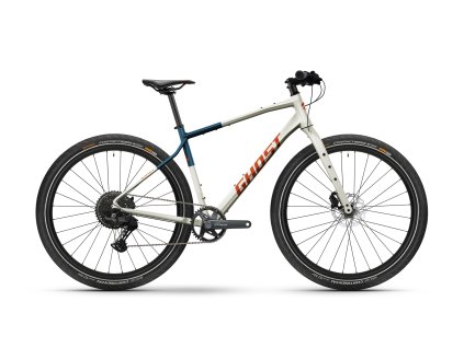 GHOST Urban Asket White/Deep Sea Blue Glossy (Varianta XS, Výška od 156, Výška do 166)