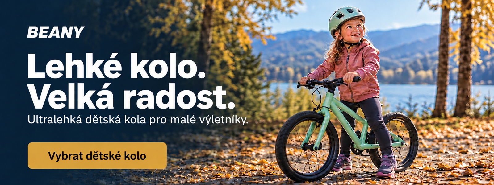 Beany – ultralehká dětská kola pro malé výletníky