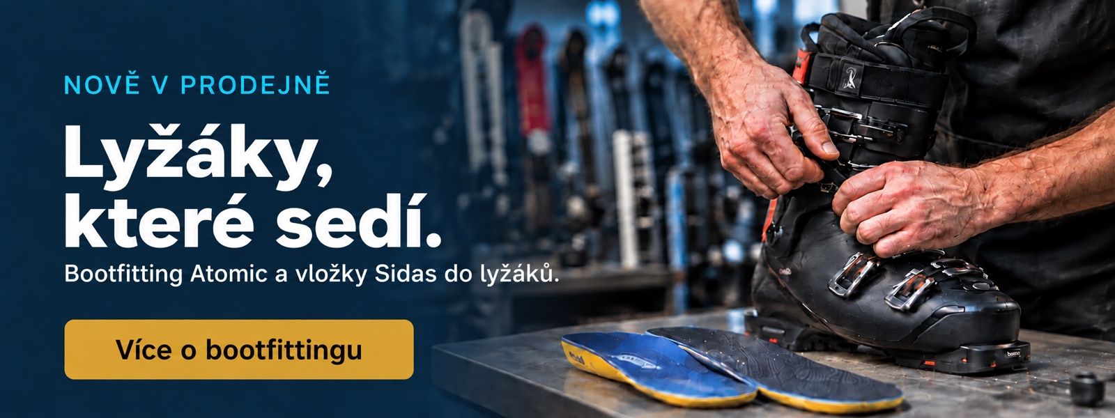 Bootfitting Atomic a vložky Sidas do lyžáků – více o službě