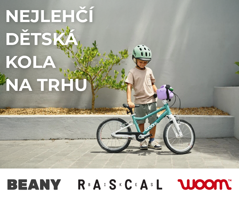 Nejlehčí dětská kola na trhu - Beany, Rascal, Woom