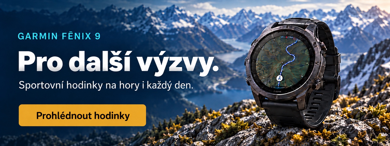 Garmin fēnix 9 – sportovní hodinky na hory i každý den