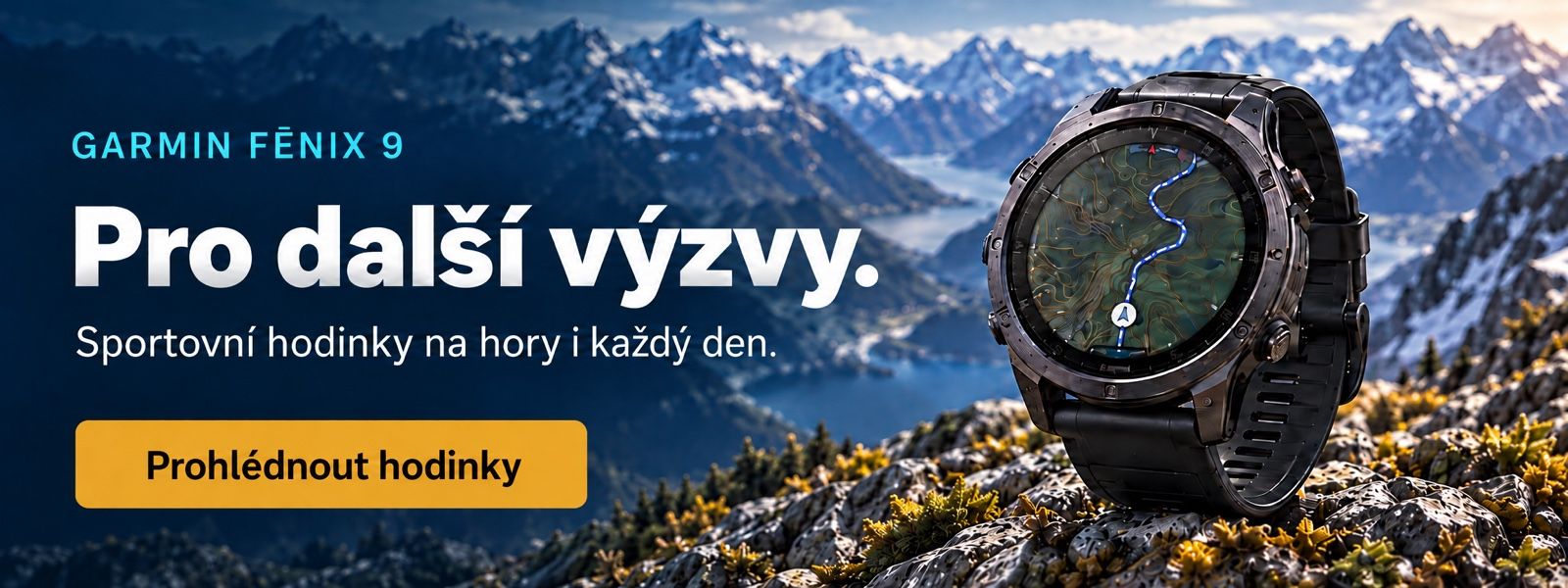 Garmin fēnix 9 – sportovní hodinky na hory i každý den