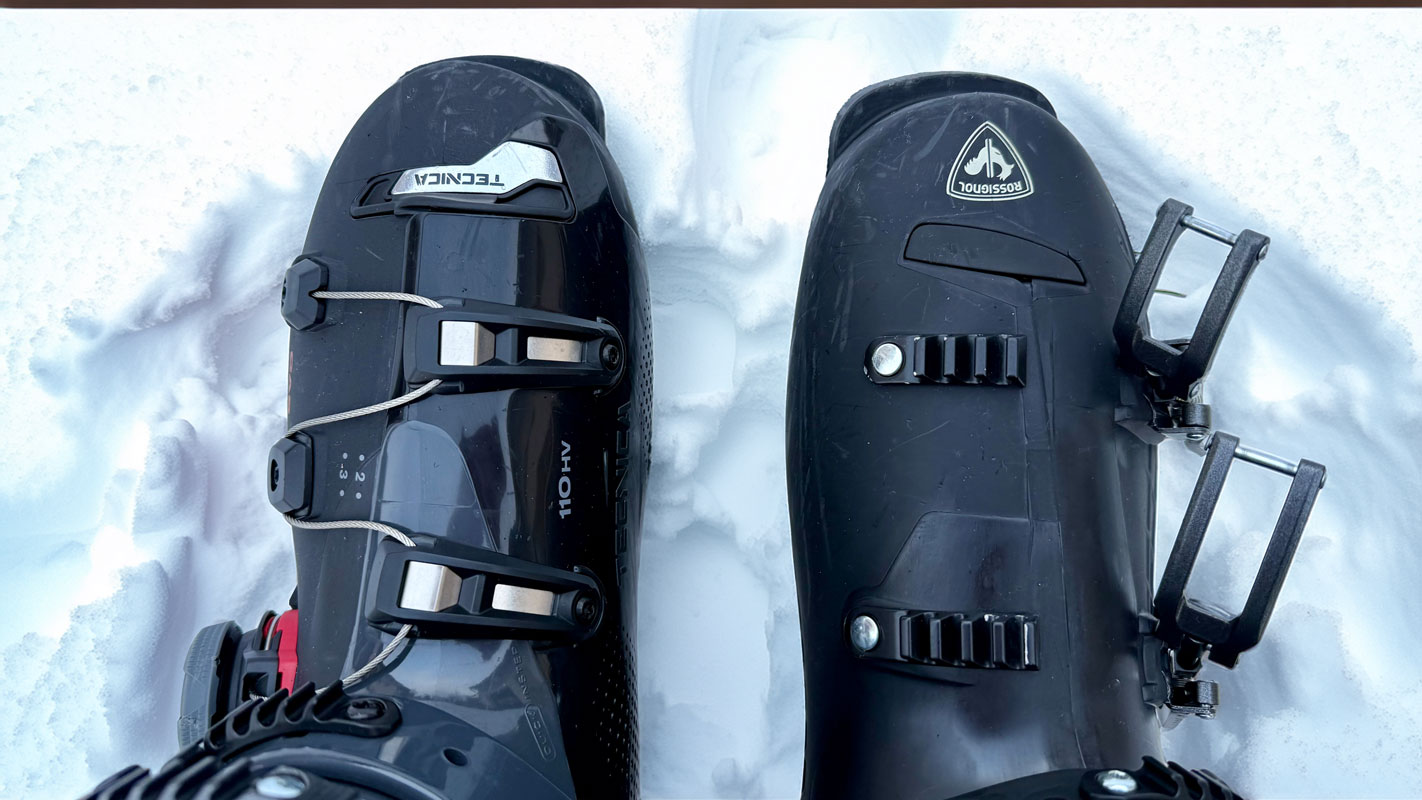 BOA systém v povoleném stavu – lanko zůstává navlečené