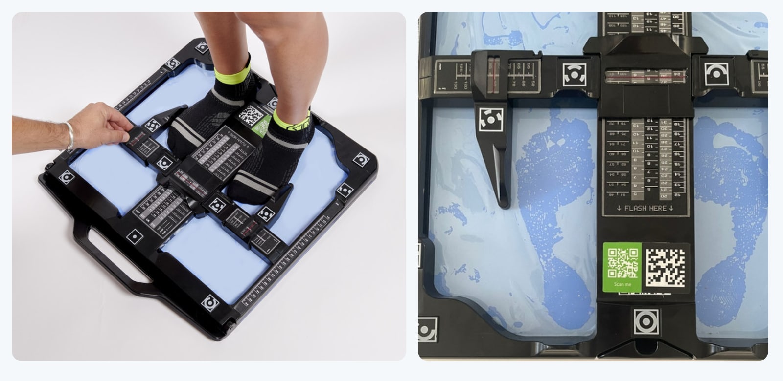 Foot measurement and arch assessment with the Sidas Feet Revelator IQ