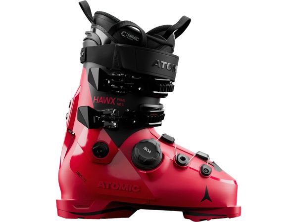 Červenočerné lyžařské boty Atomic Hawx Prime 120 S BOA