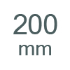 200 mm | 31 2/3 EUR