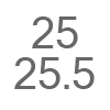 25 – 25.5 | 39 – 40 EU