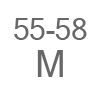 55-58 cm | M