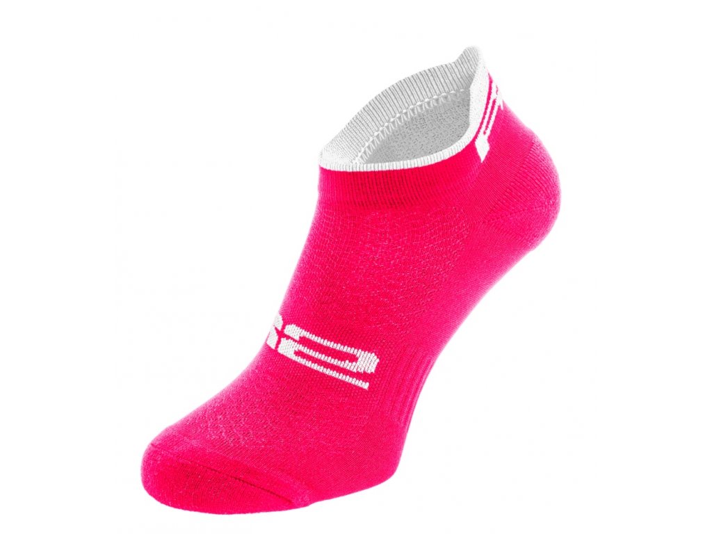 Ponožky R2 TOUR, růžová/bílá