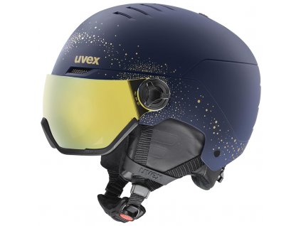 lyziarska prilba uvex wanted visor we polar sparkles gold matt 1920x1920 kopie