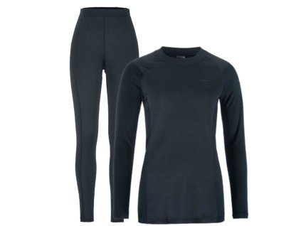 w set craft core warm baselayer modra