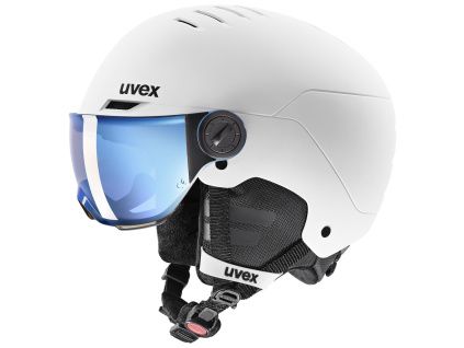 15585 helma se stitem uvex rocket junior visor bila