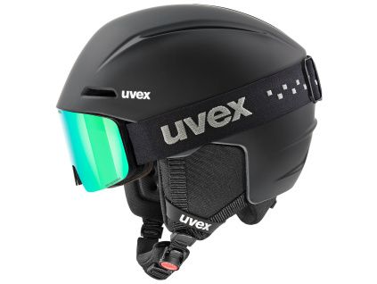 Dětský lyžařský set Uvex VITI + PWDR, černá