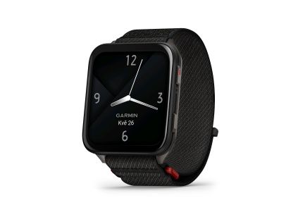 Garmin Venu X1 – černá varianta z úhlu