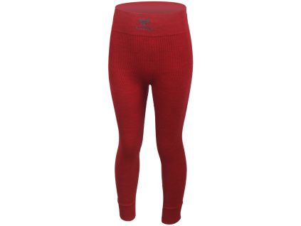 Dětské merino spodky Lasting JONAT, červená