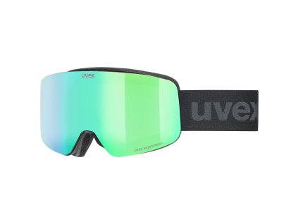 Uvex PWDR FM - black matt mirror green
