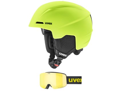 Set Uvex Viti + PWDR yellow