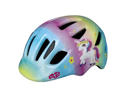 Cyklistická přilba R2 PUMP, unicorn