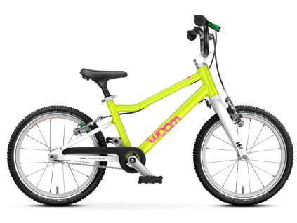 Dětské kolo Woom GO 3 Limited 2026 Neon Lime  + Originální stojánek jako dárek ZDARMA!