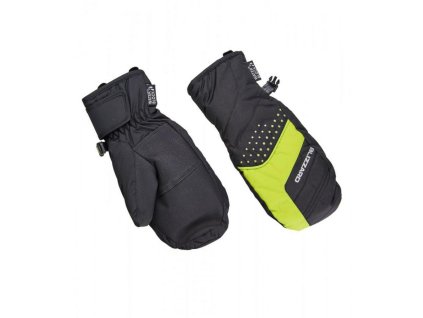 Dětské palčáky Blizzard MITTEN JUNIOR, černá/zelená