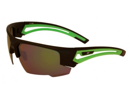 Sluneční brýle 3F THUNDER, černá/zelená