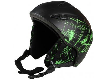 Lyžařská helma Blizzard STROKE, černá/zelená