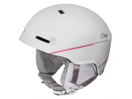 Lyžařská helma Etape CORTINA, bílá/růžová