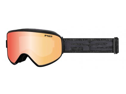 Lyžařské brýle R2 AVALANCHE, černá/oranžová