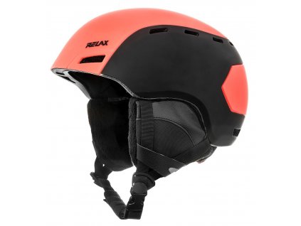 Lyžařská helma Relax COMBO, černá/oranžová
