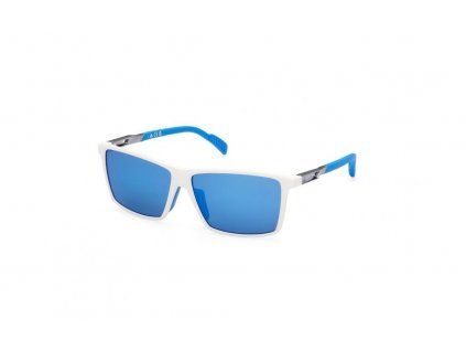Sluneční brýle Adidas Sport SP0058, bílá/modrá