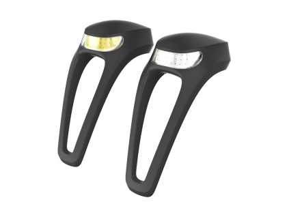 Sada cyklistických světel Knog Frog V3, černá