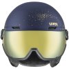 lyziarska prilba uvex wanted visor we polar sparkles gold matt kopie