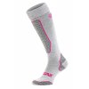 Lyžařské ponožky Relax ALPINE, šedá/růžová