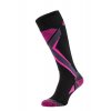 Lyžařské ponožky Relax THUNDER, černá/růžová