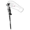 Leki Bold Lite S – šedé a červené sjezdové hole – detail 5