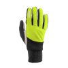 Zateplené rukavice R2 BOND, černá/žlutá fluo