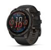 Garmin Fenix 8 AMOLED 47 mm Sapphire – tmavá varianta z úhlu