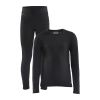 Dětský funkční set Craft CORE WARM Baselayer Junior, černá – fotografie 6